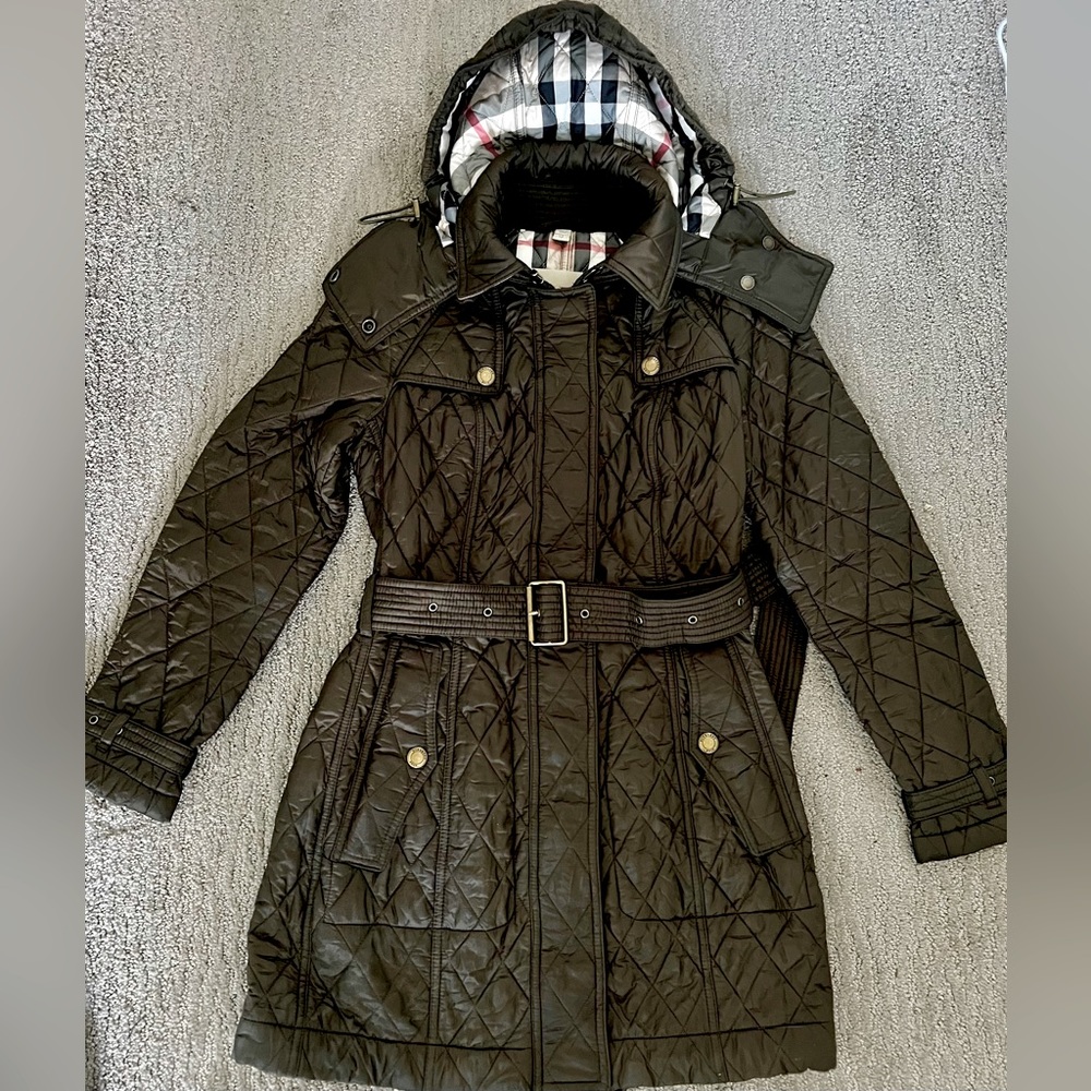 Burberry Quilted Trench Coat